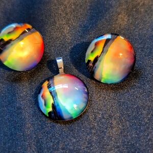 AVAILABLE - Cabazons that I acquired depicting the extraordinary Northern lights